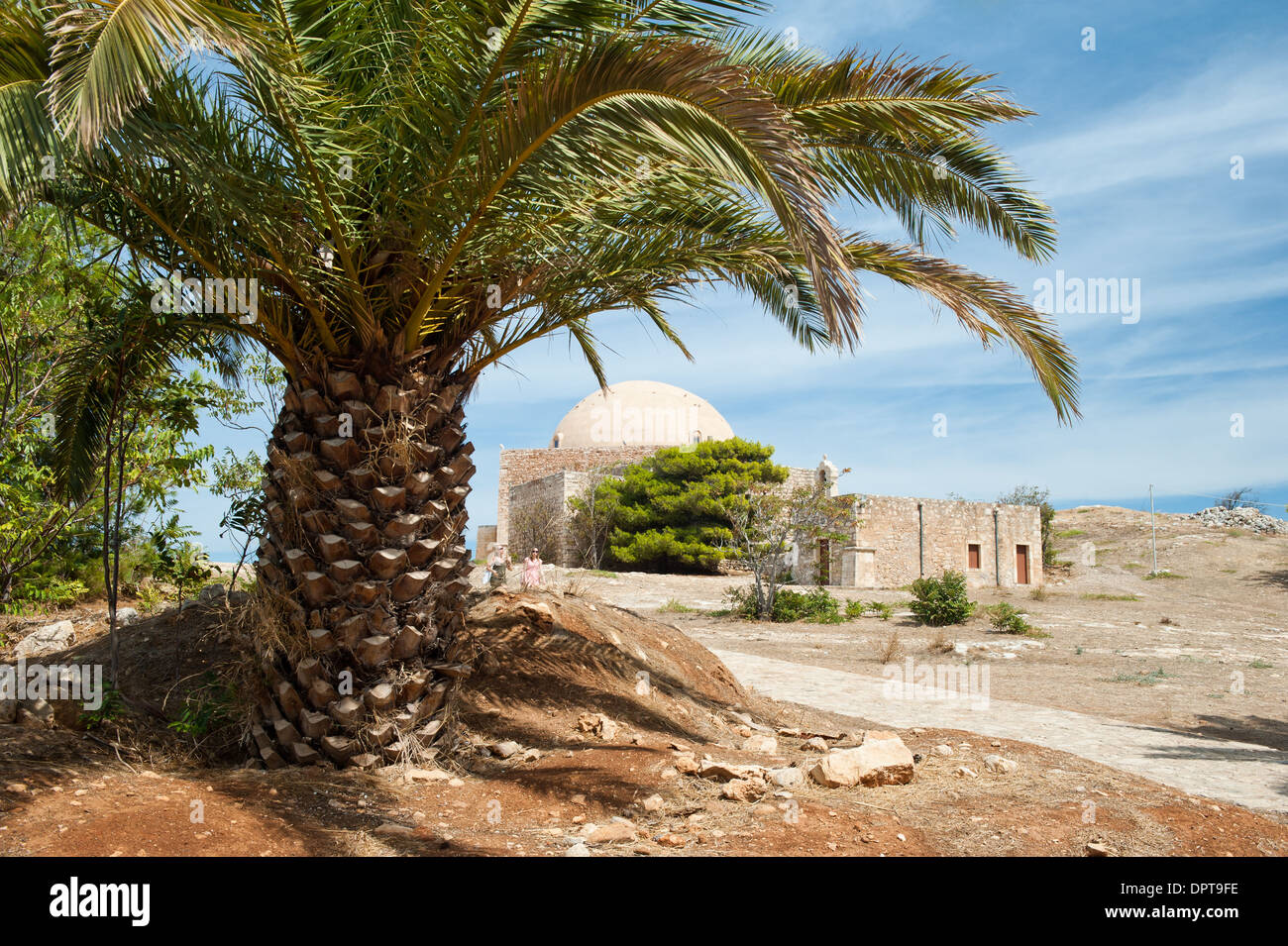 Sultan Ibrahim mosque, Fortezza of Rethymno, Crete, Greece Stock Photo