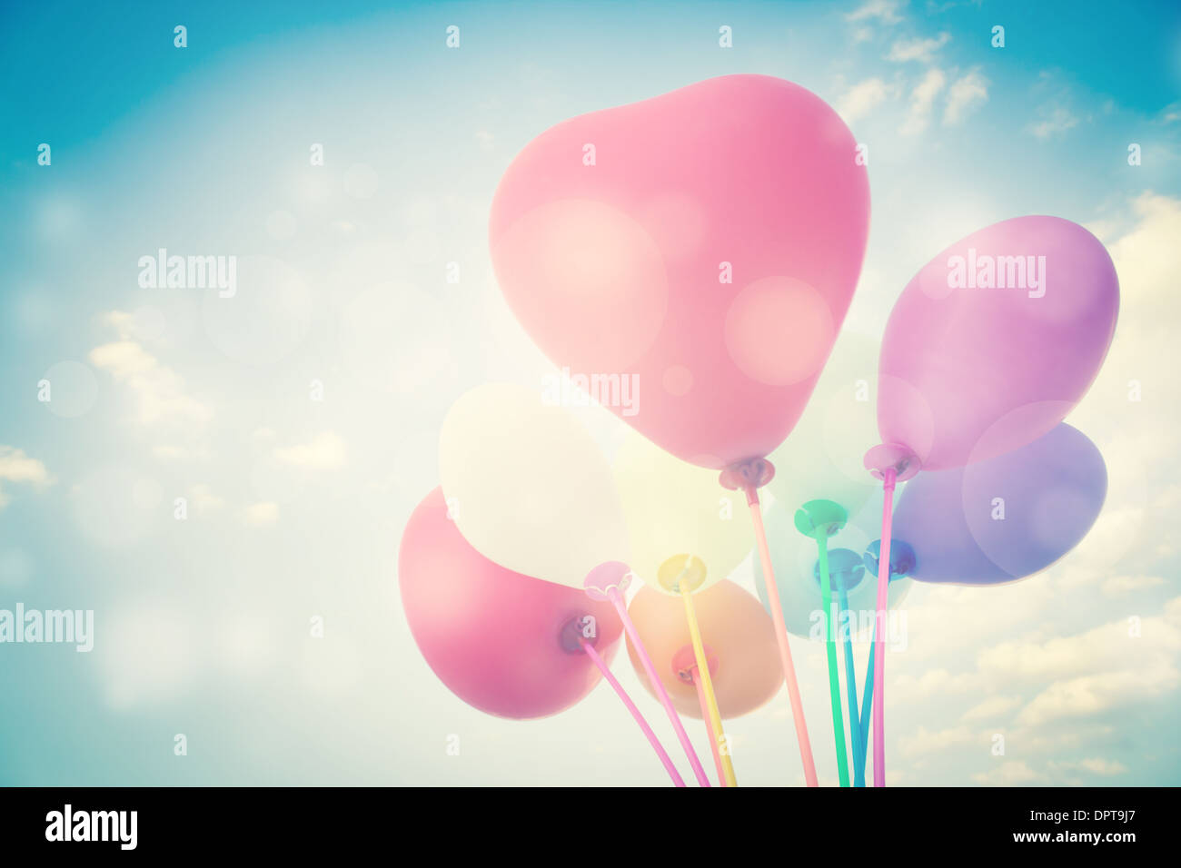 Heart balloons hi-res stock photography and images - Alamy