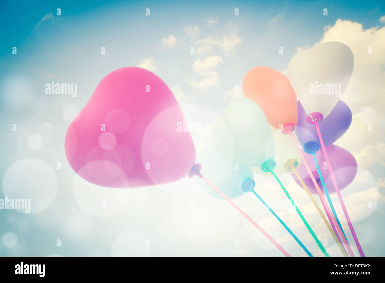 Heart balloons hi-res stock photography and images - Alamy