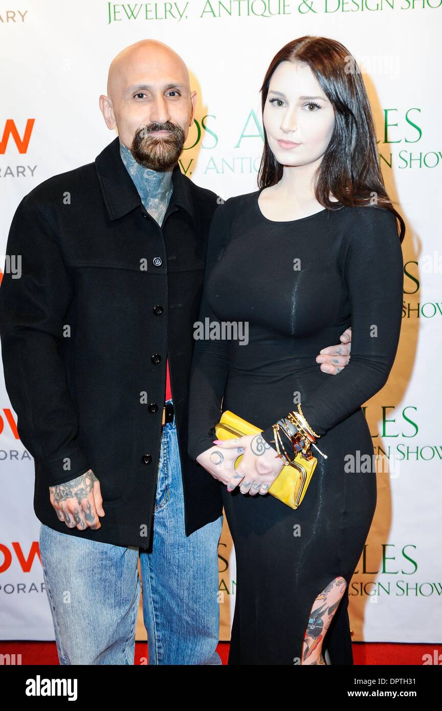 Los Angeles, CA, USA. 15th Jan, 2014. Robert LaSardo, guest at arrivals for The L.A. Art Show Opening Night Party, L.A. Convention Center, Los Angeles, CA January 15, 2014. Credit:  Sara Cozolino/Everett Collection/Alamy Live News Stock Photo