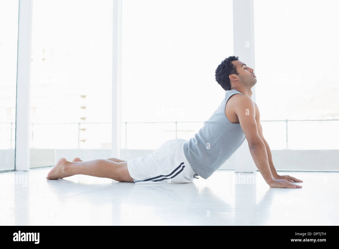 Cobra pose man Cut Out Stock Images & Pictures - Alamy