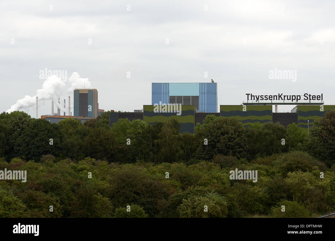 ThyssenKrupp steel factory Stock Photo