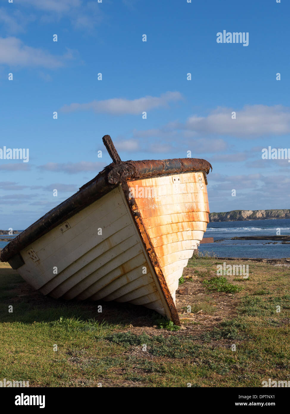 Fishing boat, Kingston, Norfolk Island, Australia Stock Photo