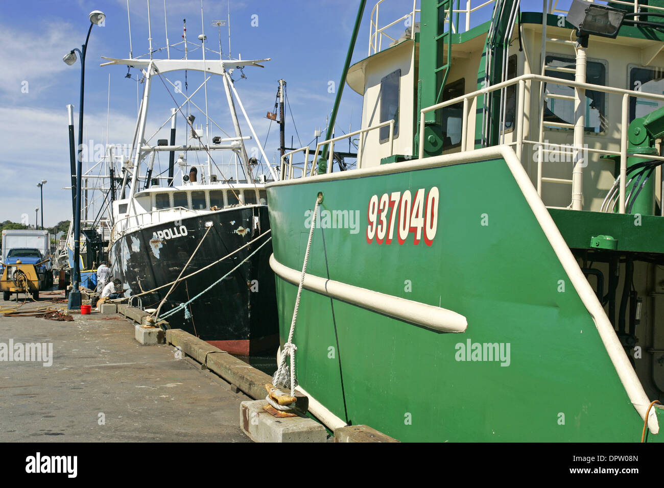 New Bedford fishing fleet Stock Photo Alamy