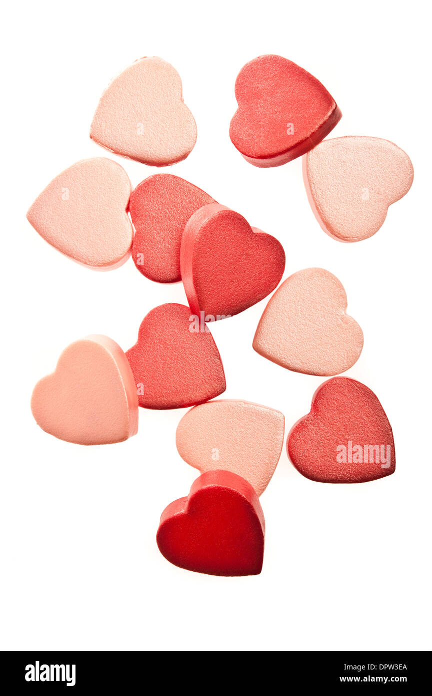valentine hearts, love concept Stock Photo