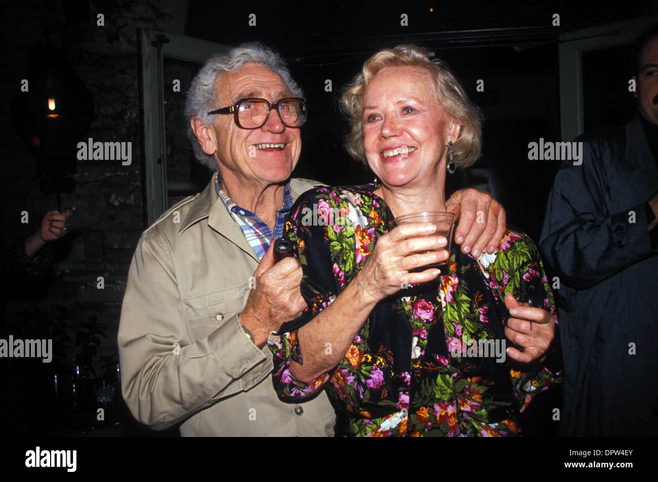 JAMES WHITMORE AND AUDRA LINDLEY.PHOTO BY PAULA-MICHELSON-GLOBE PHOTOS, INC. .JAMESWHITMORERETRO.(Credit Image: © Globe Photos/ZUMAPRESS.com) Stock Photo