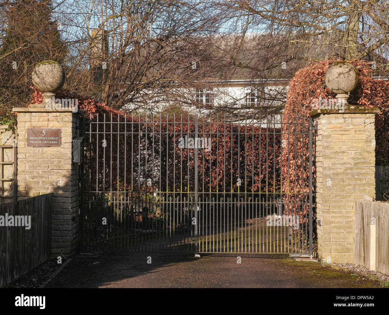 Wolfson college, Cambridge, England Stock Photo Alamy