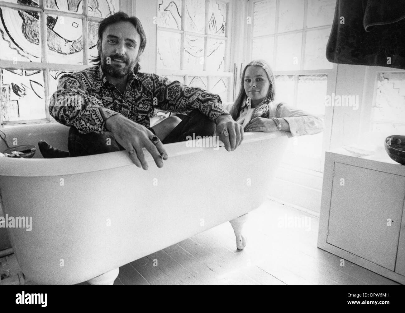 Dec. 30, 2009 DENNIS HOPPER and MICHELLE HOPPER TAOS.(Credit Image © Globe Photos/ZUMApress