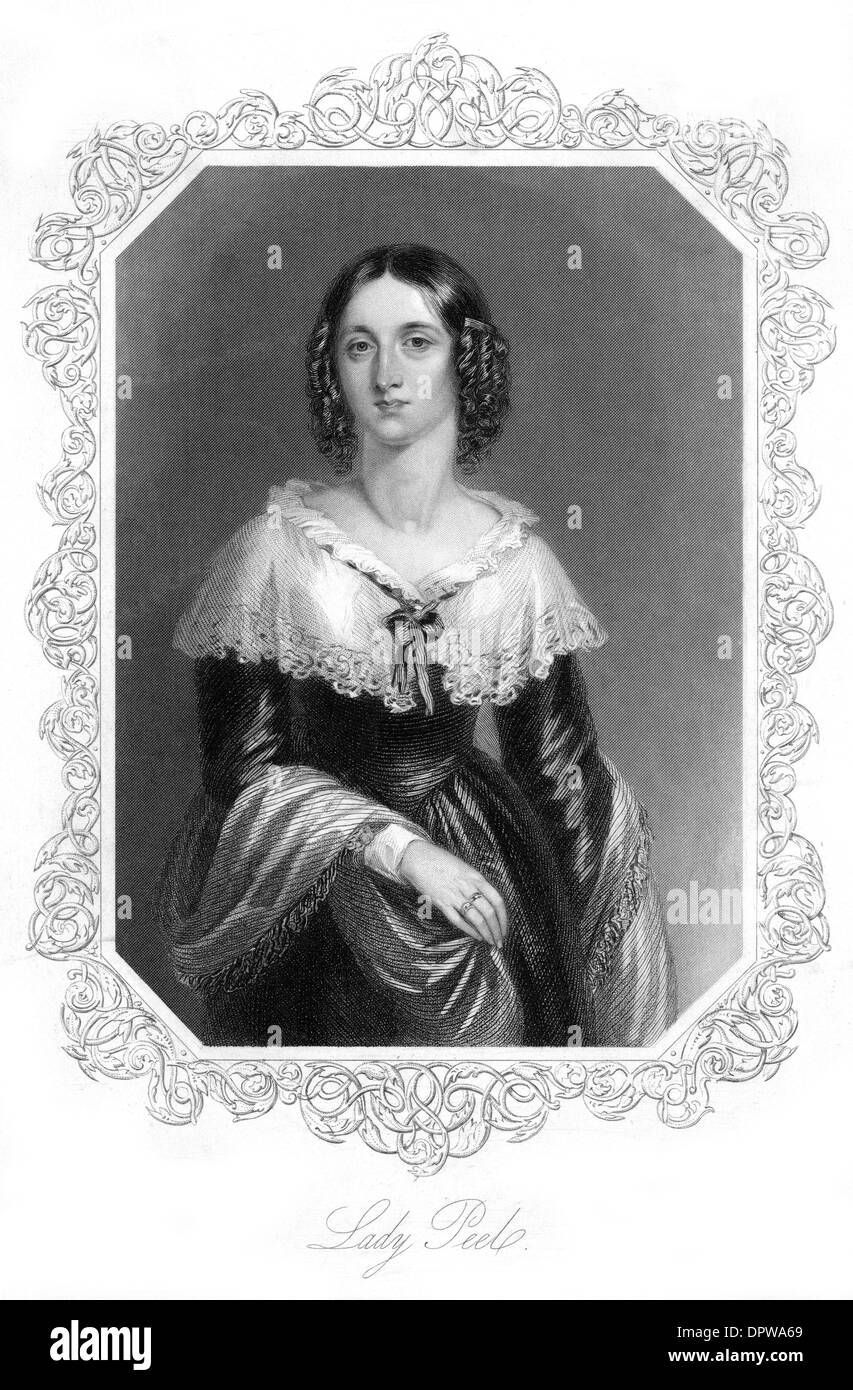 JULIA LADY PEEL - 2 Stock Photo