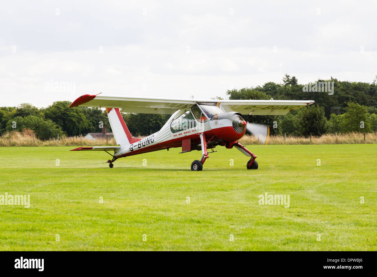 PZL104 "Wilga" glider tow plane at Husbands Bosworth. The Gliding