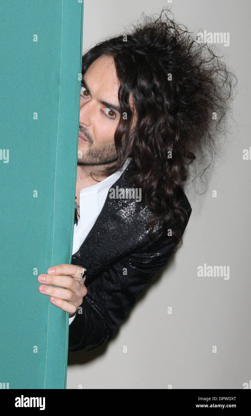 Mar 11, 2009 - New York, NY, USA - RUSSELL BRAND signs copies of 'Russell Brand: My Booky Wook' at Barnes an Noble in Union Square. (Credit Image: © Dan Herrick/KPA-ZUMA/ZUMA Press) Stock Photo