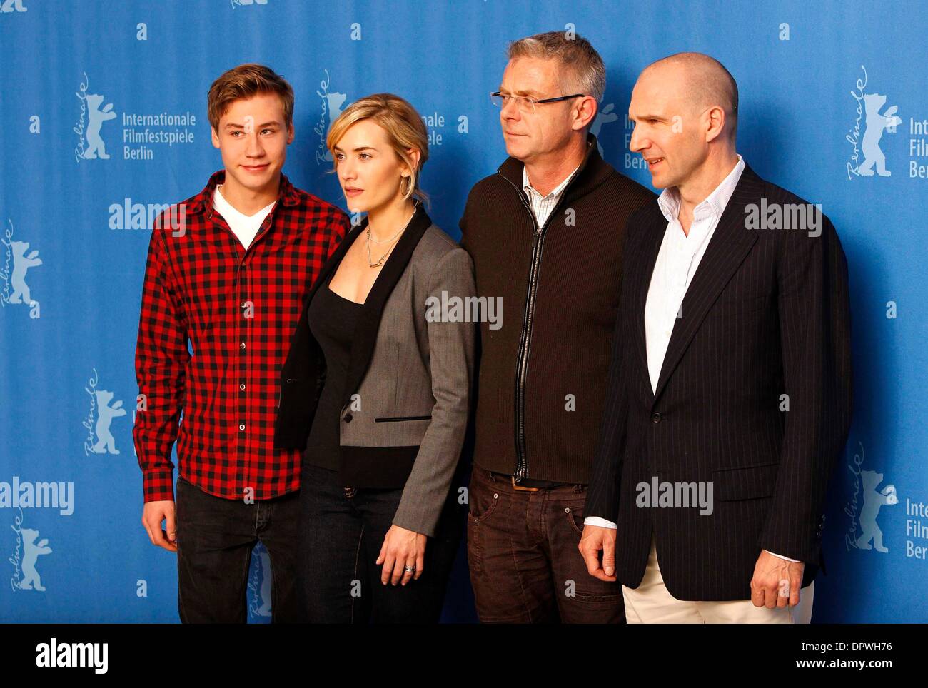 DAVID KROSS, KATE WINSLET, STEPHEN DALDRY, RALPH FIENNES.The Reader - photocall.59. Berlin Film Festival.Berlin, February 6, 2009.Photo by Roger Harvey-Globe Photos.K60989RHARV (Credit Image: © Roger Harvey/Globe Photos/ZUMAPRESS.com) Stock Photo