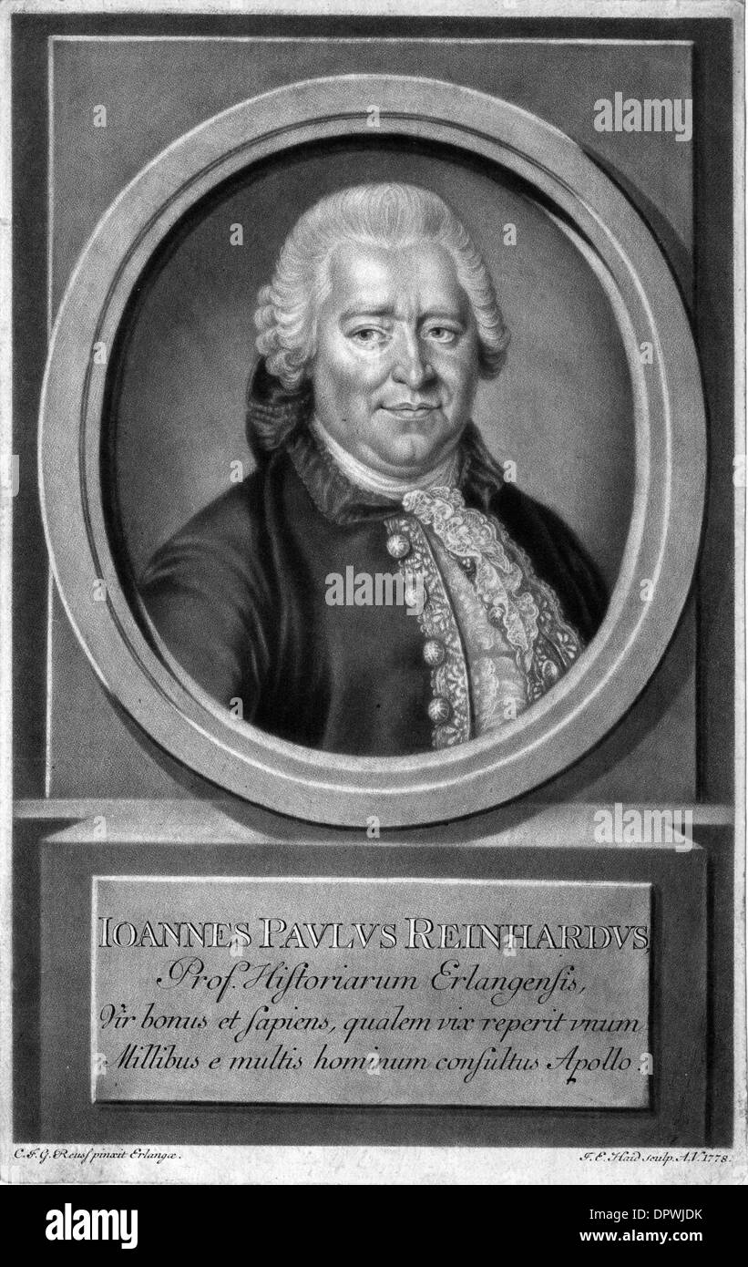 JOHANN PAUL REINHARD Stock Photo Alamy