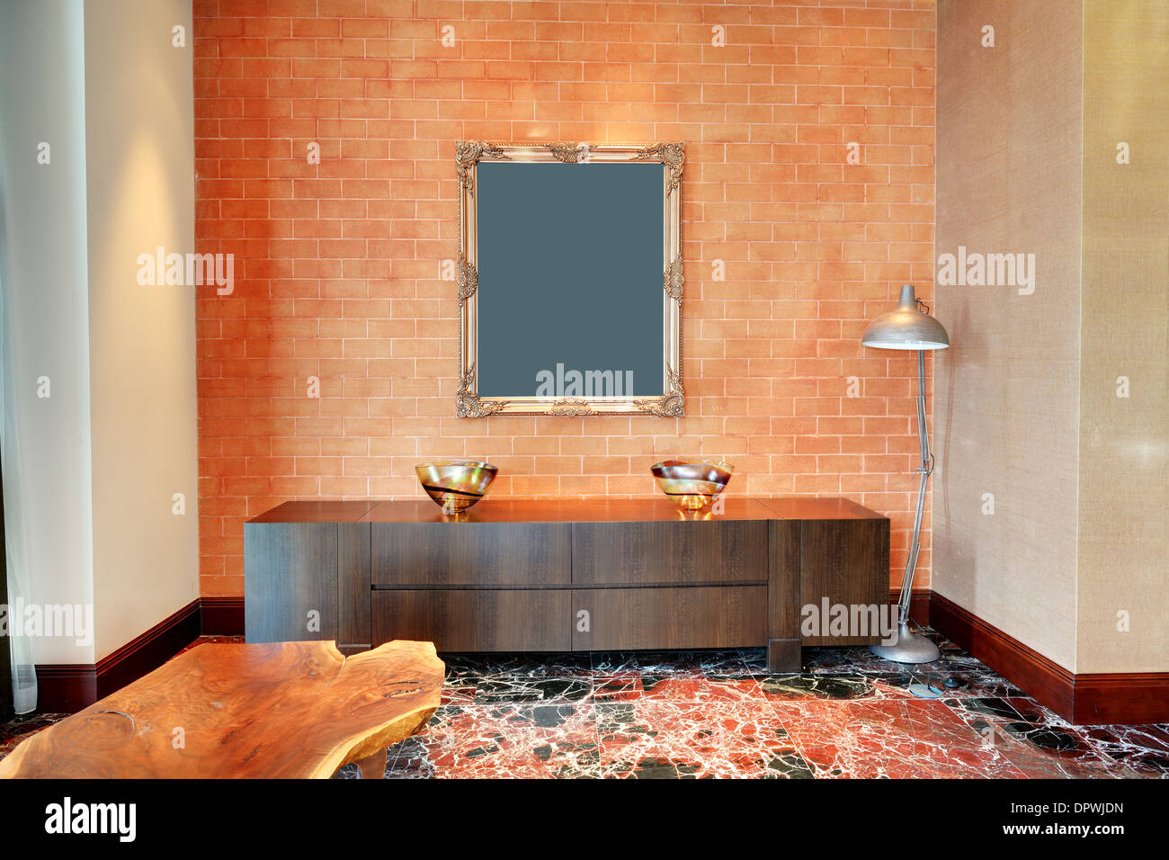 The decoration in luxury hotel, Ras Al Khaimah, UAE Stock Photo Alamy