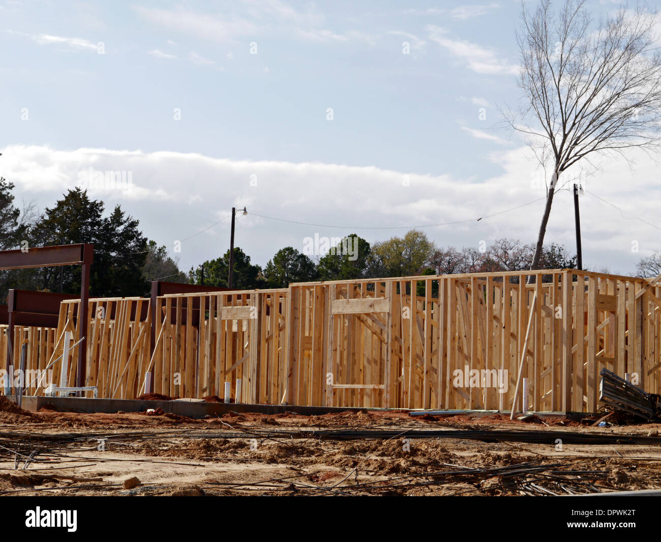 A construction site in Tyler Texas Stock Photo Alamy