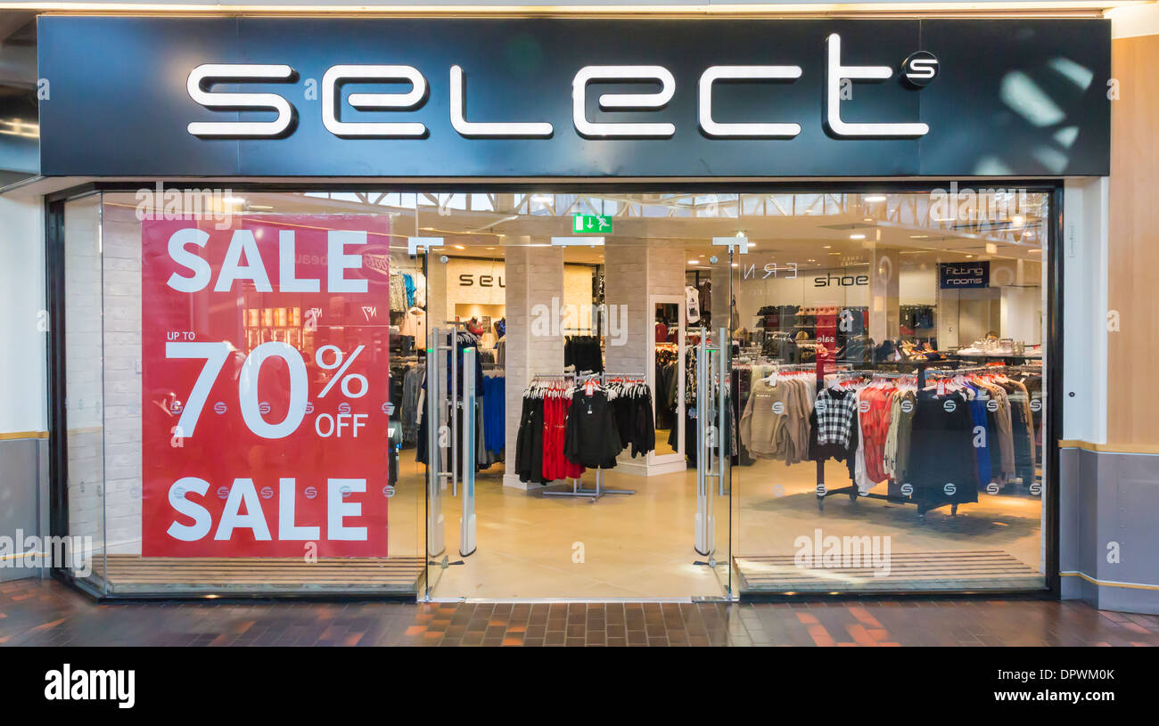 Select Shop Front Sale 70% Stock Photo
