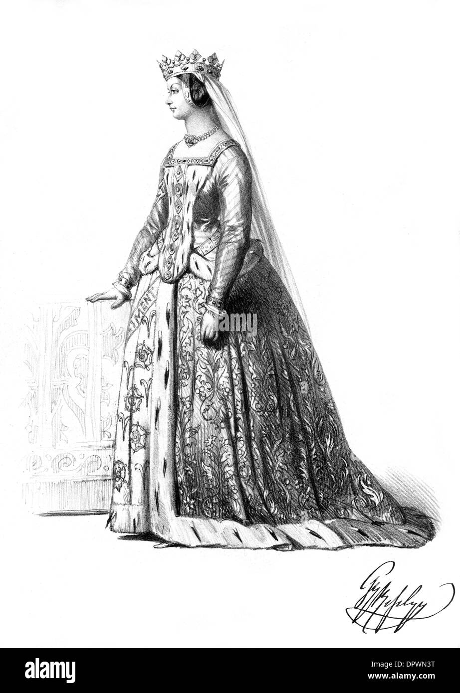COUNTESS OF ROSSLYN Stock Photo