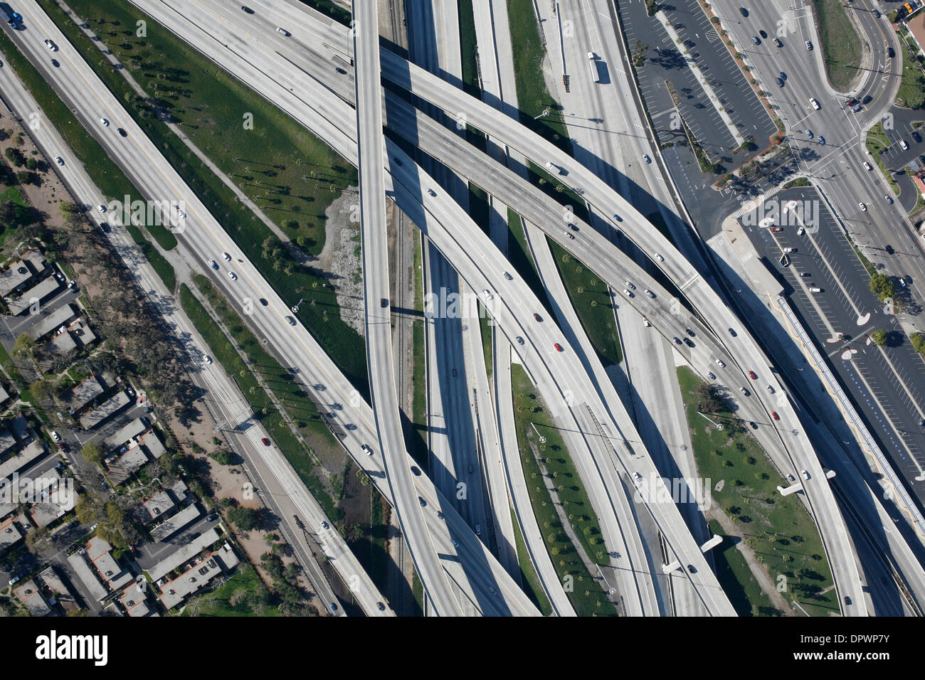 Freeway 14 freeway interchange los hires stock photography and images Alamy