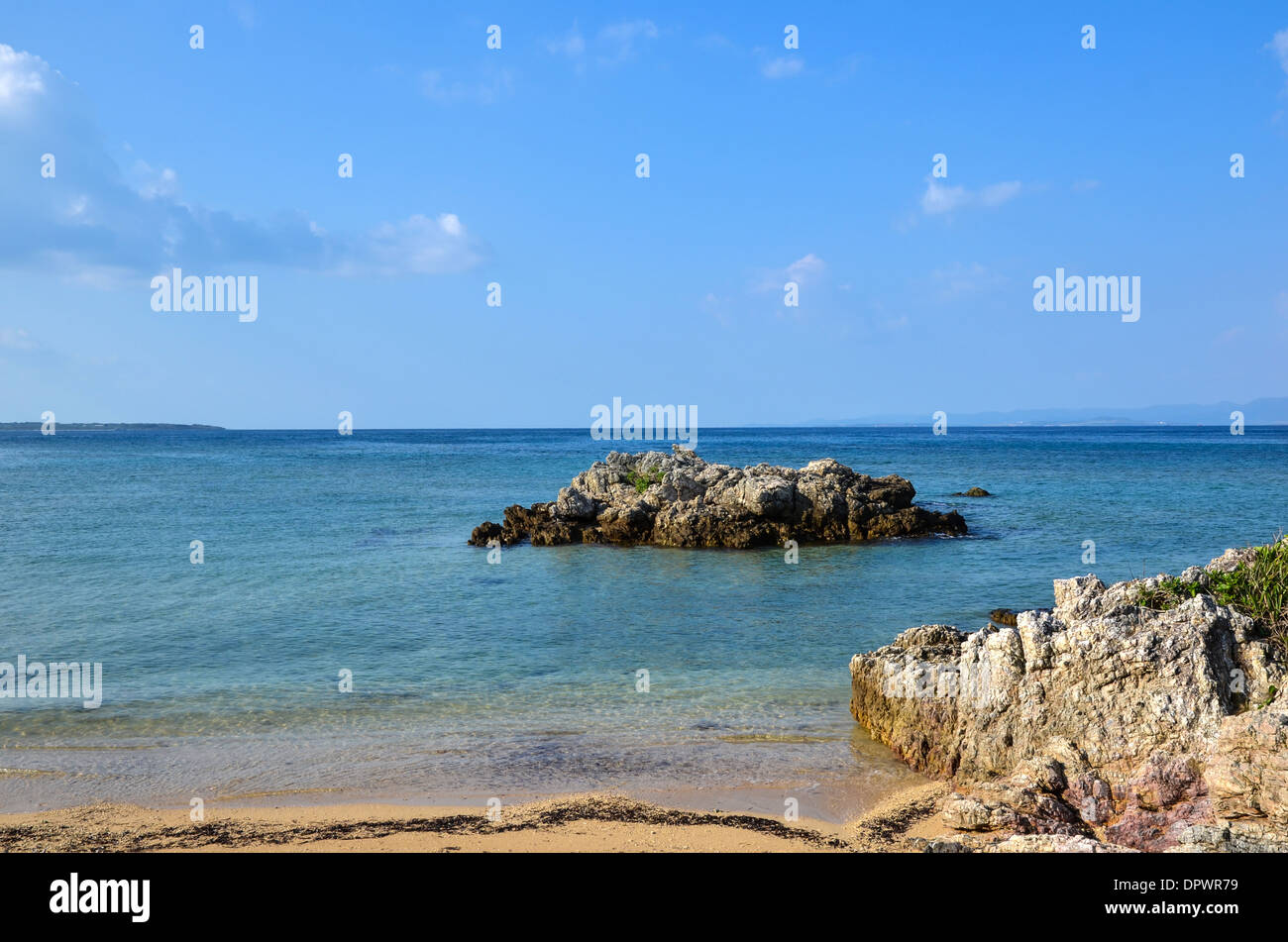 Japanese Seaside Rocks Rocks at the tropical coast of the japanese island Ishigaki Stock Photo ...