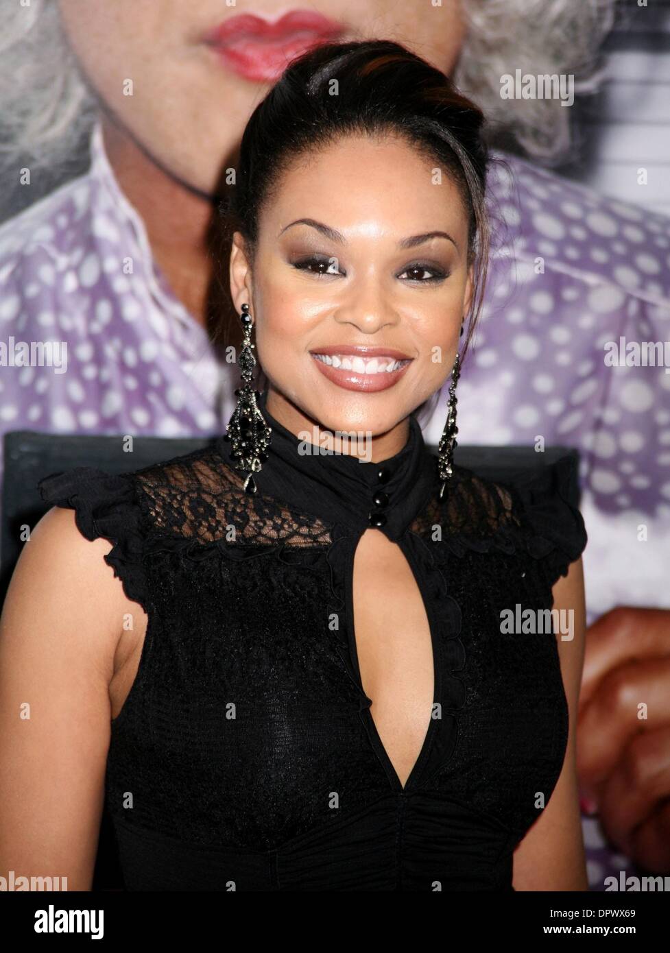 Feb 18, 2009 - New York, New York, USA - Actress DEMETRIA MCKINNEY attends the special screening of 'Tyler Perry's Madea Goes to Jail' held at the AMC Loews Lincoln Center Theater. (Credit Image: Â© Nancy Kaszerman) Stock Photo
