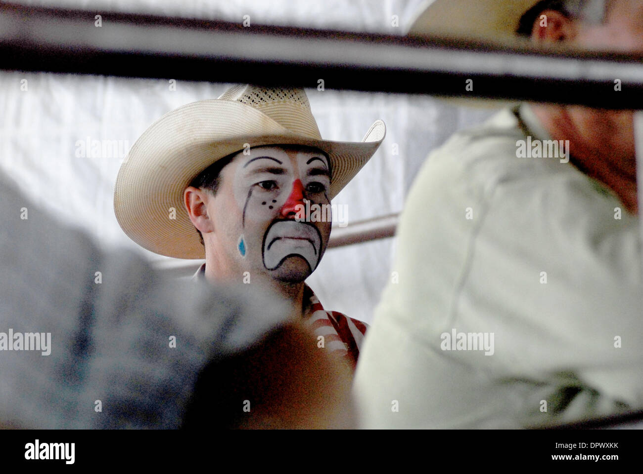 Mar 22, 2009 - Mercedes, Texas, USA - The life of a rodeo clown is one ...