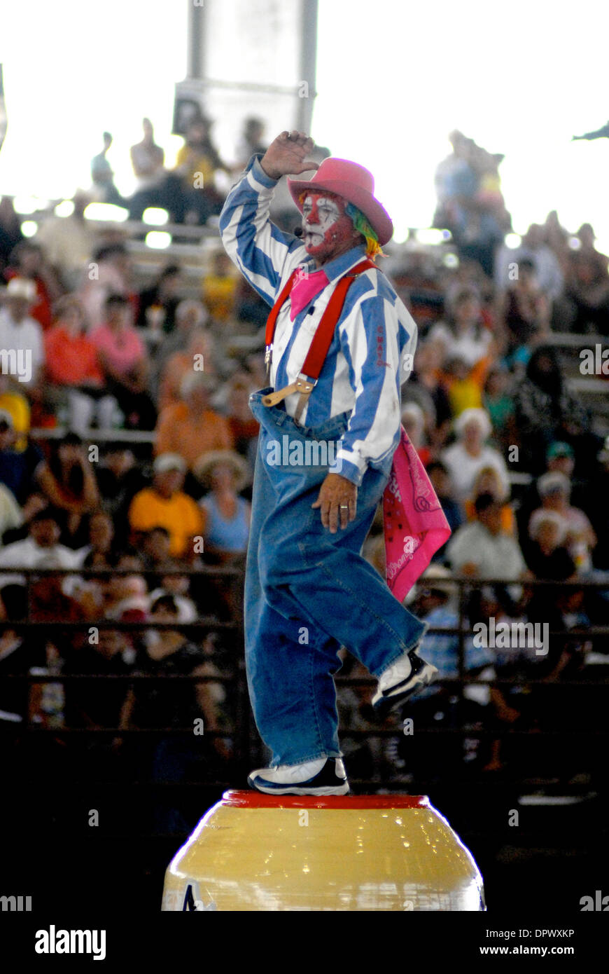 Helper Rodeo Clown Mar 22, 2009 - Mercedes, Texas, USA - The life of a rodeo clown is one ...