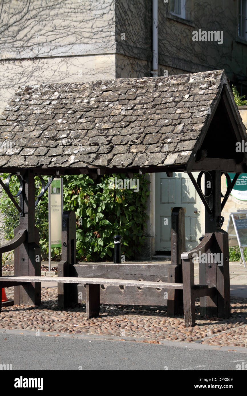 Stocks at Woodstock Oxfordshire Stock Photo Alamy