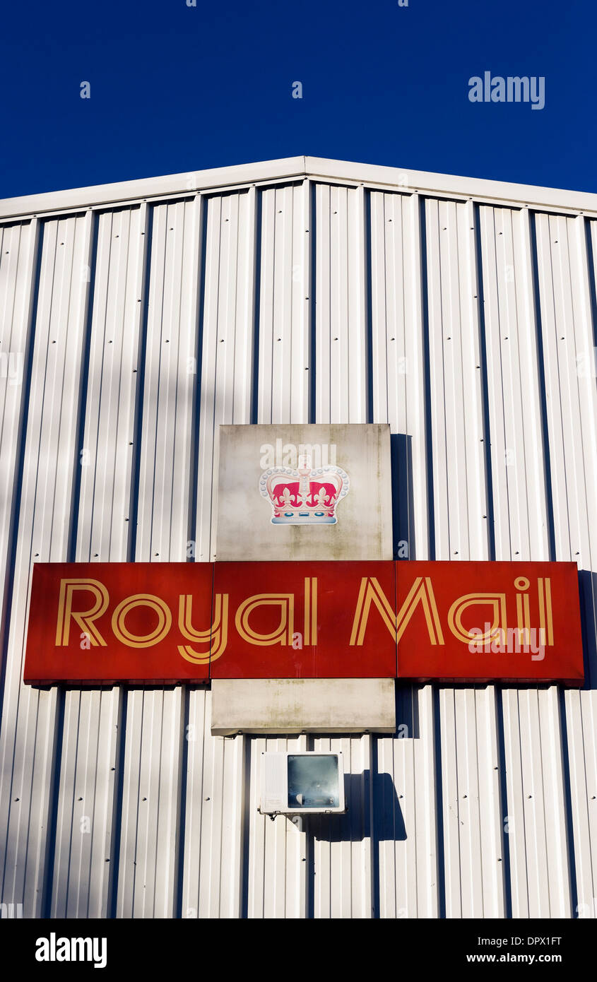 Royal mail sorting depot at Gosforth, Newcastle upon Tyne, UK Stock