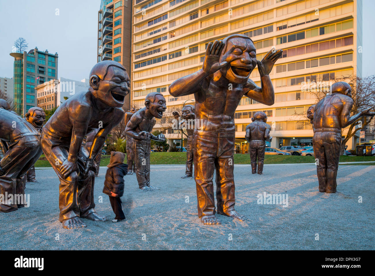 Vancouver laughing sculpture hires stock photography and images Alamy