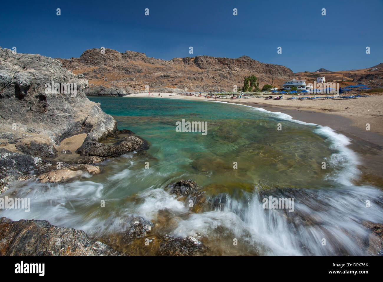Skinaria Beach, near Plakias, Rethymnon District, Crete, Greece. Stock Photo