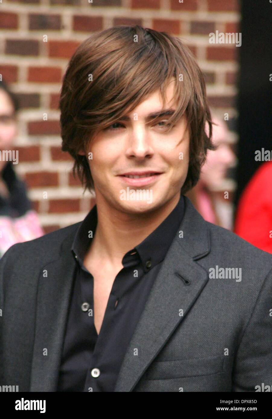 Apr 13, 2009 - New York, New York, USA - Actor ZAC EFRON at his appearance  on 'The Late Show With David Letterman' held at the Ed Sullivan Theater.  (Credit Image: Â©, image size:901x1390