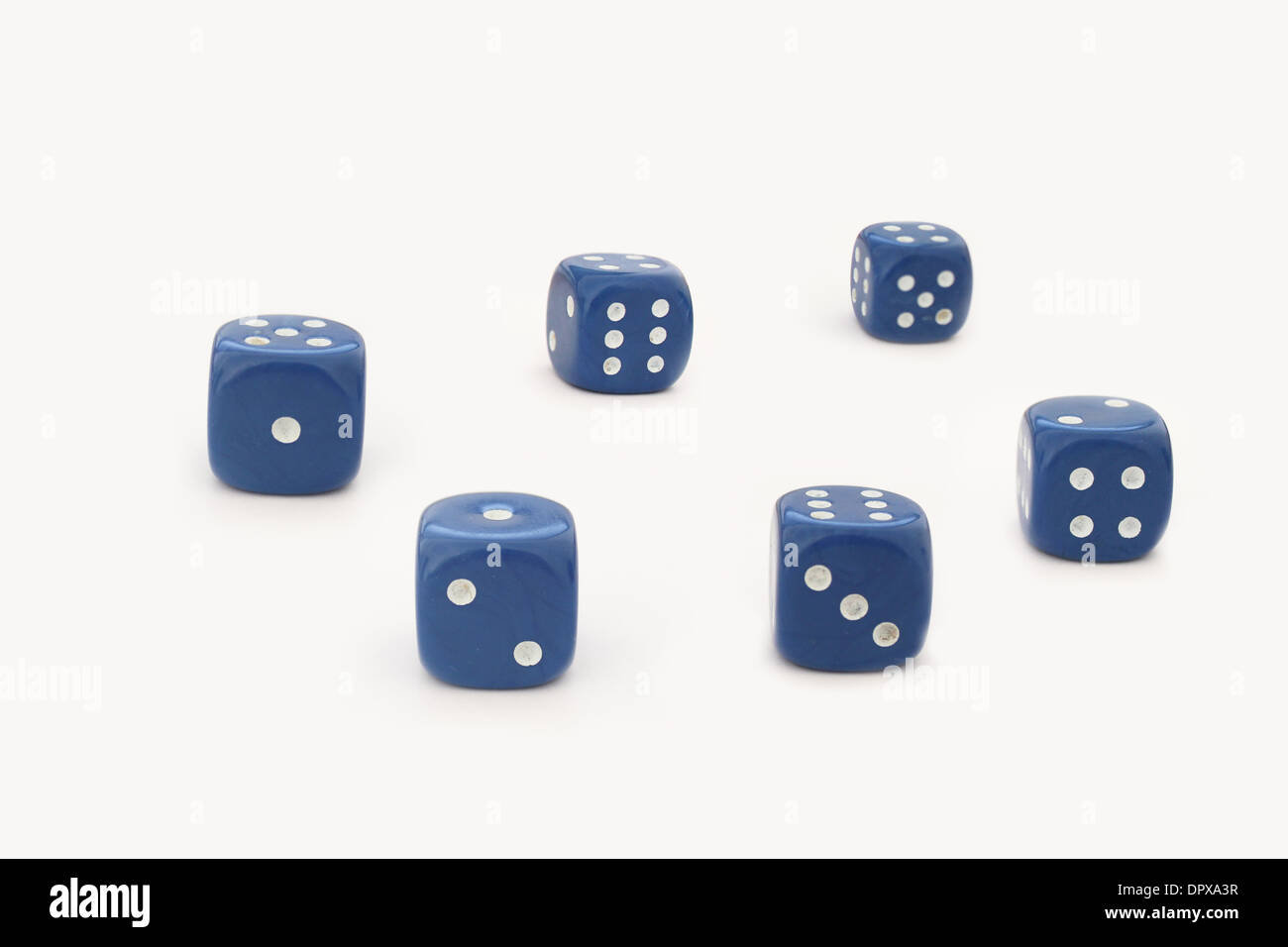Game dice set Stock Photo Alamy