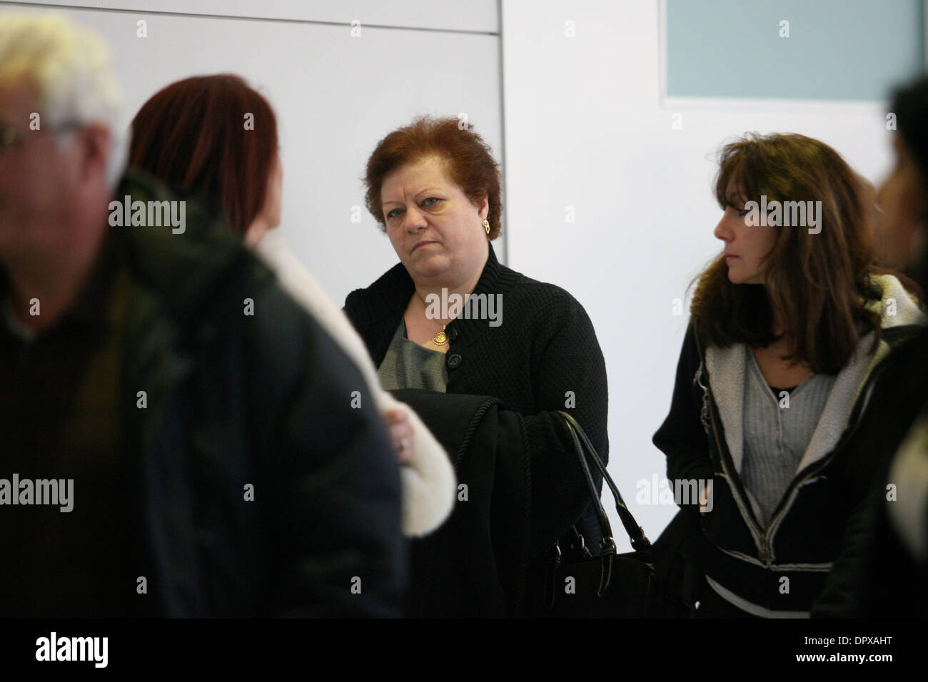 Dec 01, 2008 - Bronx, New York, USA - Domenica Brancato leaving the Bronx Supreme court at the