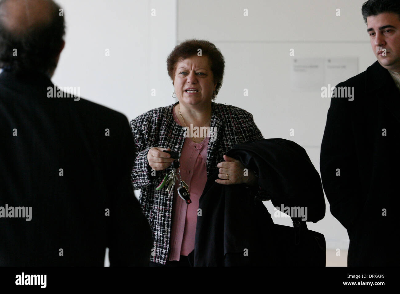 Dec 05, 2008 - Bronx, New York, USA - Lillo's mother, DOMENICA BRANCATO (C) talks to her husband