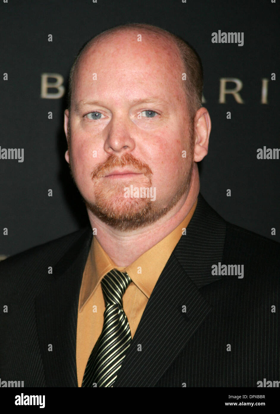 Jan 14, 2009 - New York, NY, USA - Writer NICK SCHENK arrives for the 2008 National Board of Review of Motion Pictures Awards Gala held at Cipriani 42nd Street.  (Credit Image: ZUMApress.com) Stock Photo