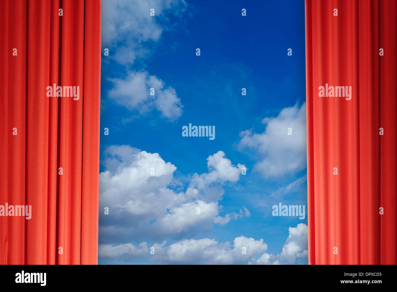Blue theatre curtains hires stock photography and images Alamy
