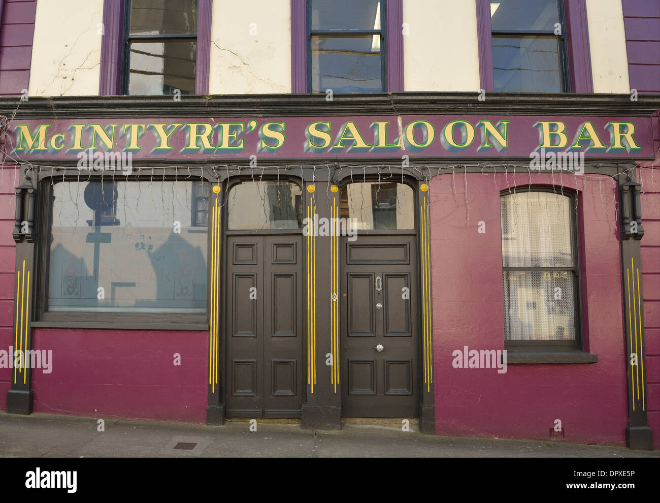 McIntyre's Saloon Bar Ballyshannon County Donegal Ireland Stock Photo