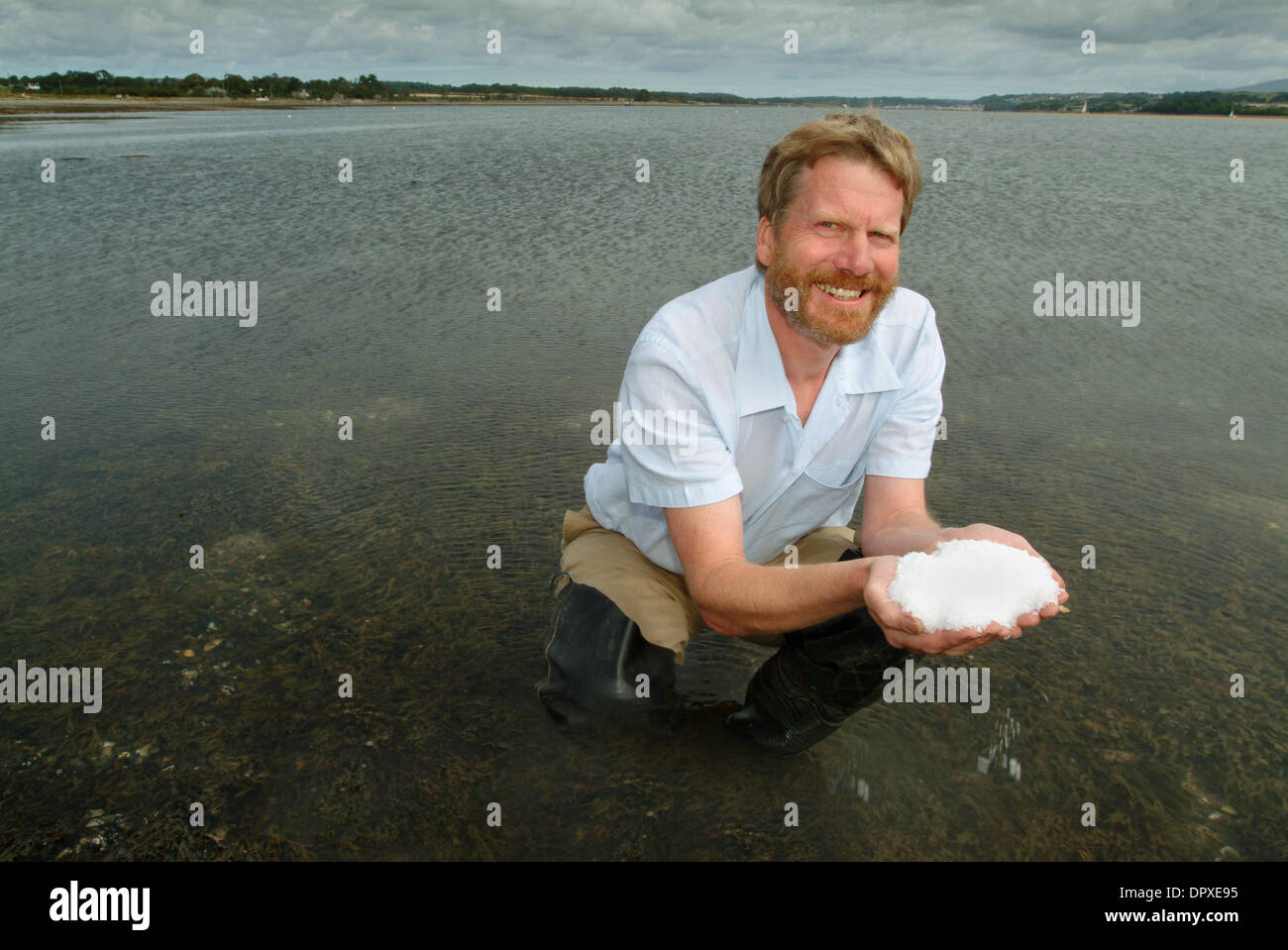 Anglesey Sea Salt company'Halen Mon',where salt is extracted from sea