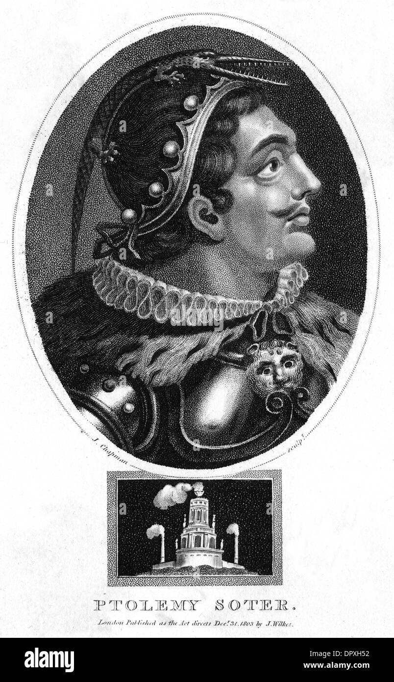 Ptolemy I Soter, Macedonian general - Stock Image - H416/0439