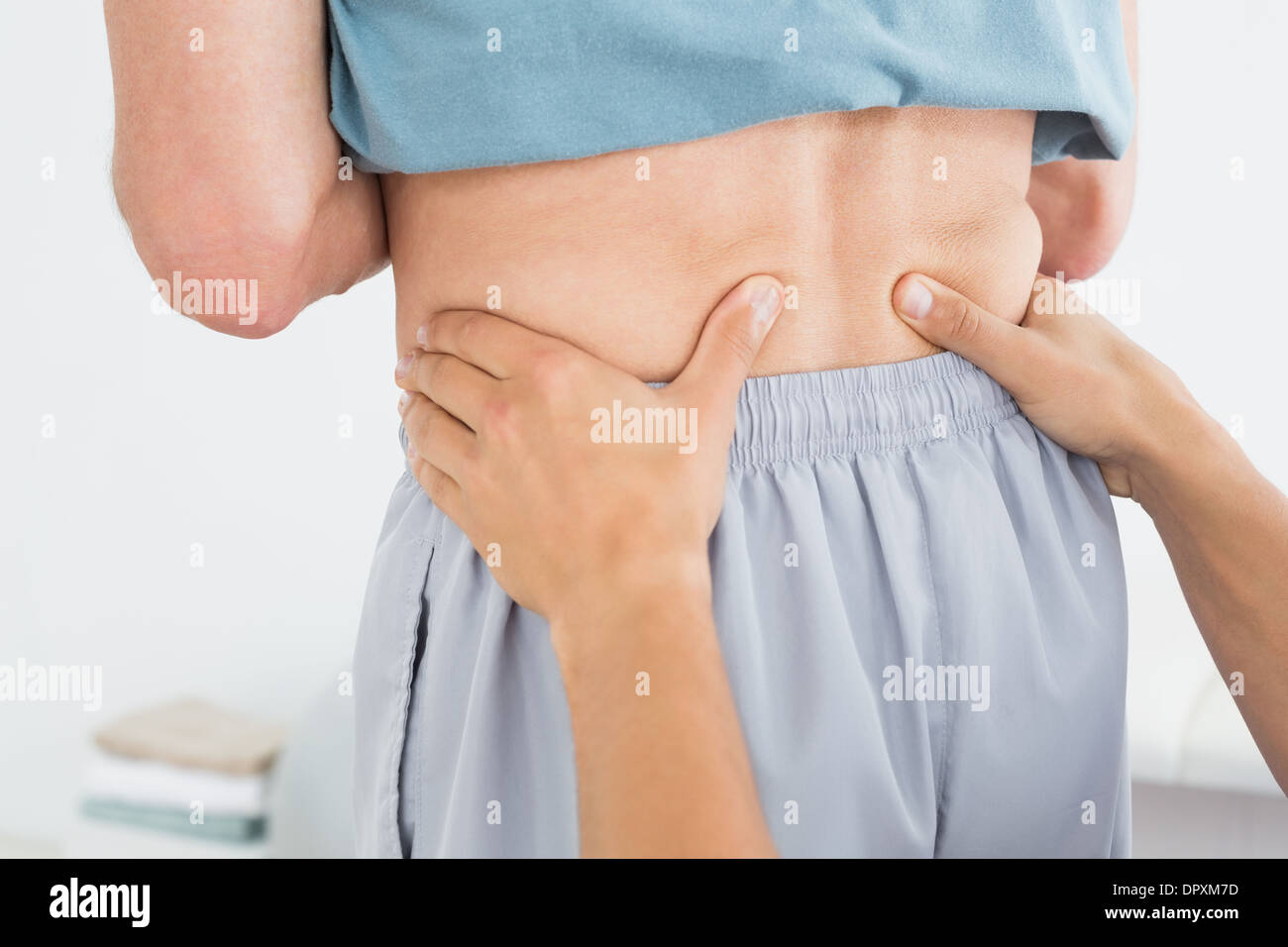 Lower back massage hires stock photography and images Alamy