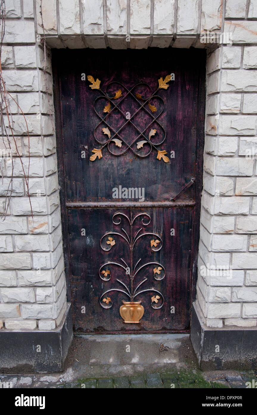 metal door in Shanghai, China Stock Photo
