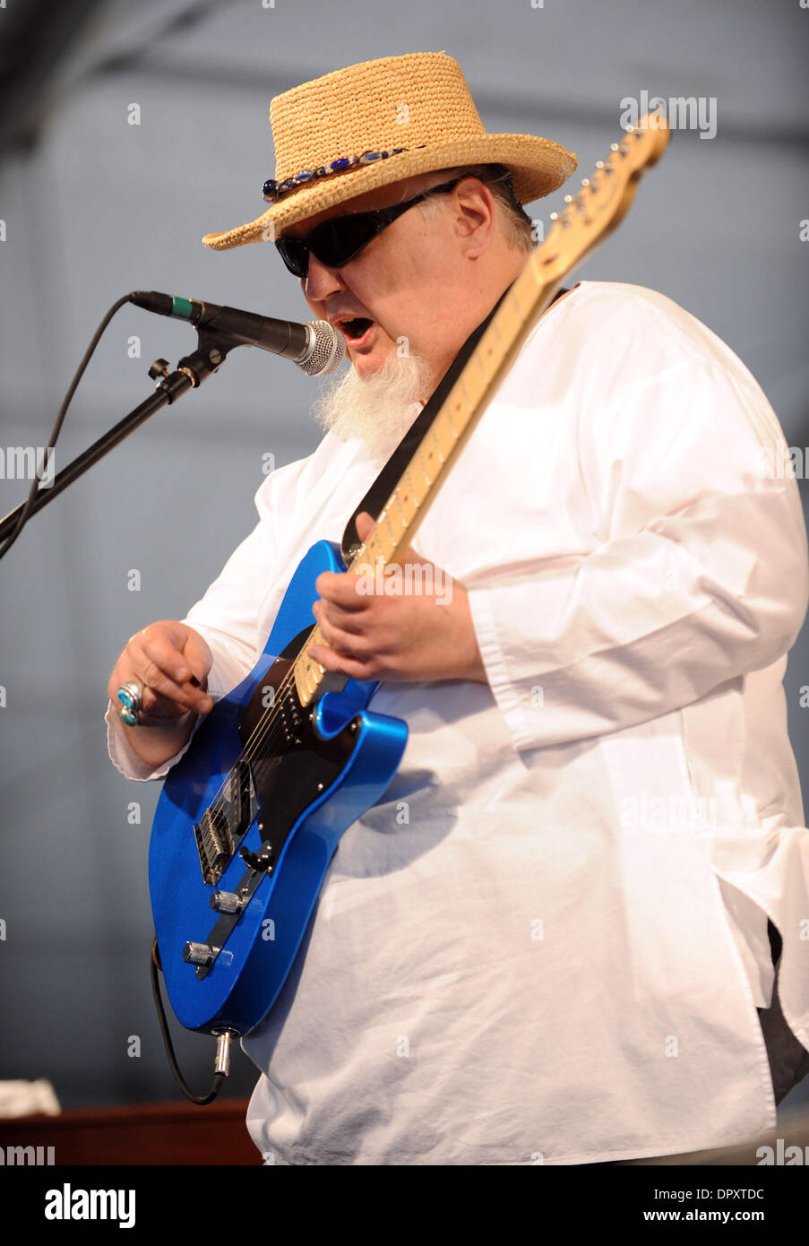 May 02, 2009 - New Orleans, Louisiana, USA - Blues Guitarist BRYAN LEE &  The Blues Power Band performs live at the New Orleans Jazz and Heritage  Festival 2009 at the New