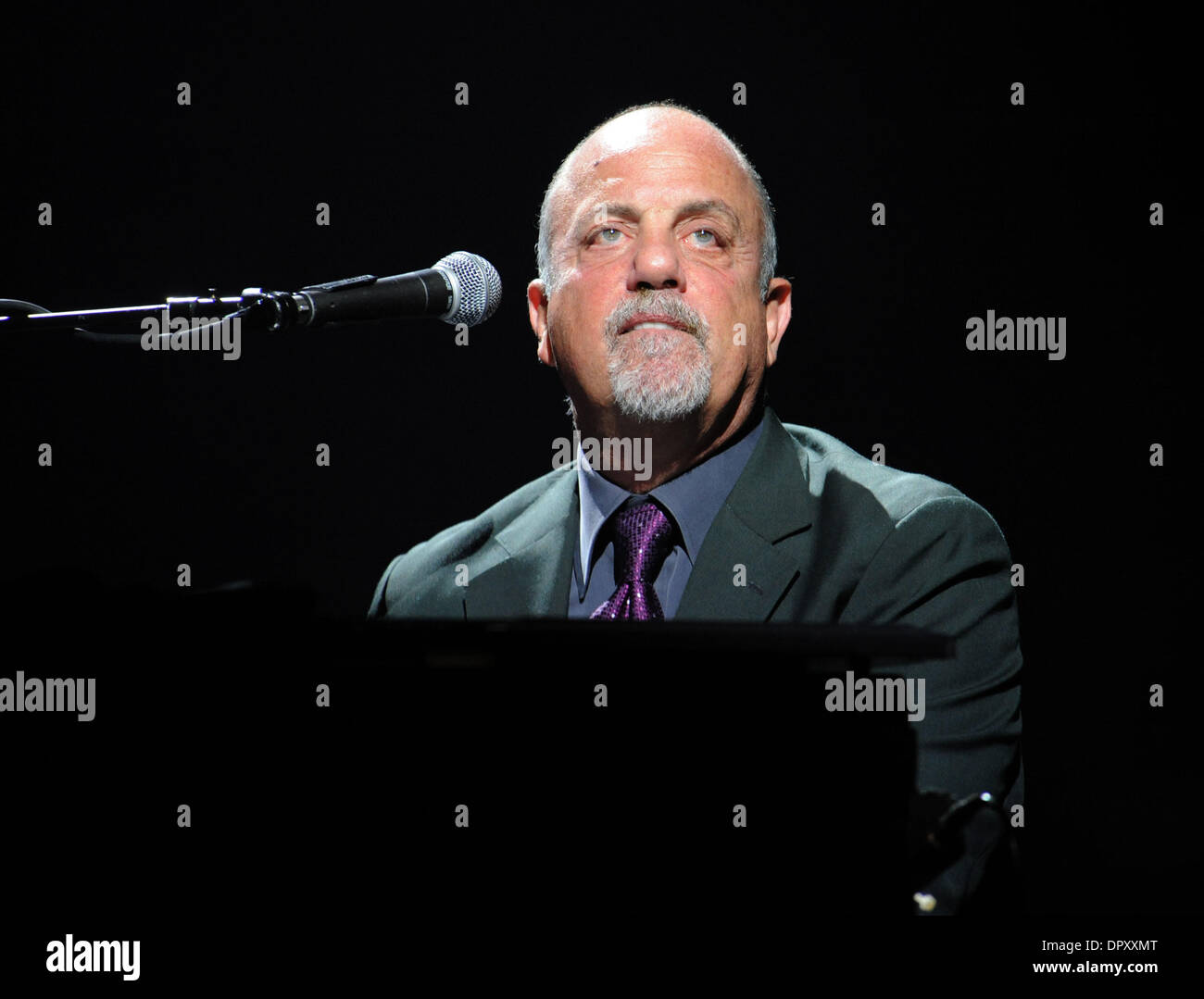 Mar 07, 2009 - Charlotte, North Carolina, USA - Musician BILLY JOEL performs live as his 2009 Face 2 Face tour with Elton John makes a stop to a sold out audience at The Time Warner Cable Arena located in downtown Charlotte. (Credit Image: © Jason Moore/ZUMA Press) Stock Photo