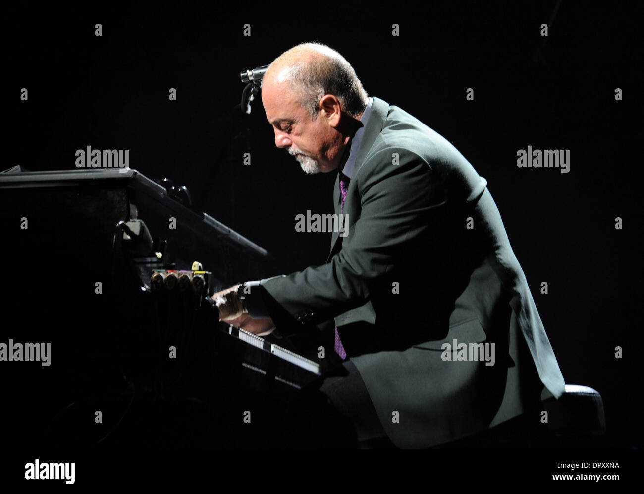 Mar 07, 2009 - Charlotte, North Carolina, USA - Musician BILLY JOEL performs live as his 2009 Face 2 Face tour with Elton John makes a stop to a sold out audience at The Time Warner Cable Arena located in downtown Charlotte. (Credit Image: © Jason Moore/ZUMA Press) Stock Photo
