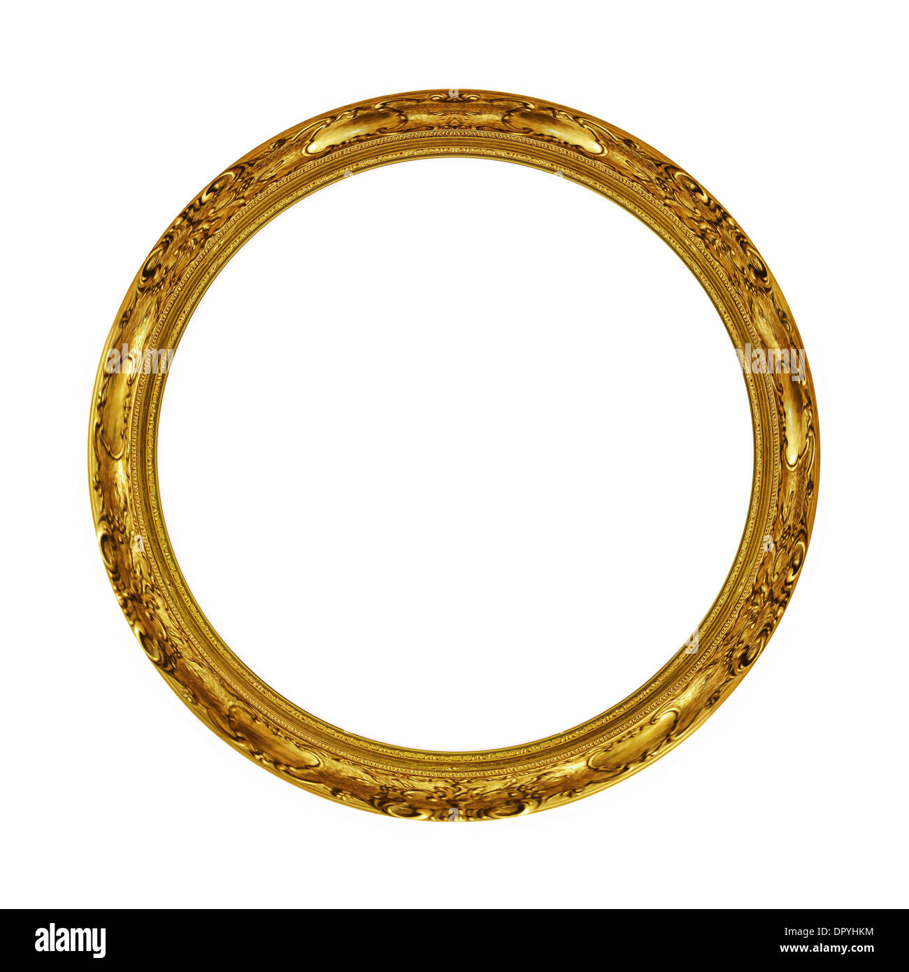 old antique gold frame Stock Photo Alamy