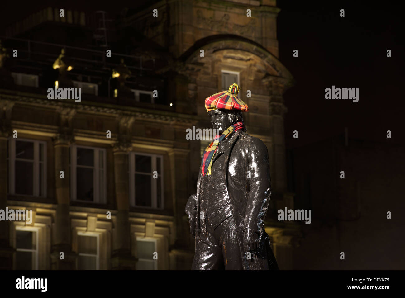 Robert Burns' Statue, Square, Glasgow Stock Photo Alamy