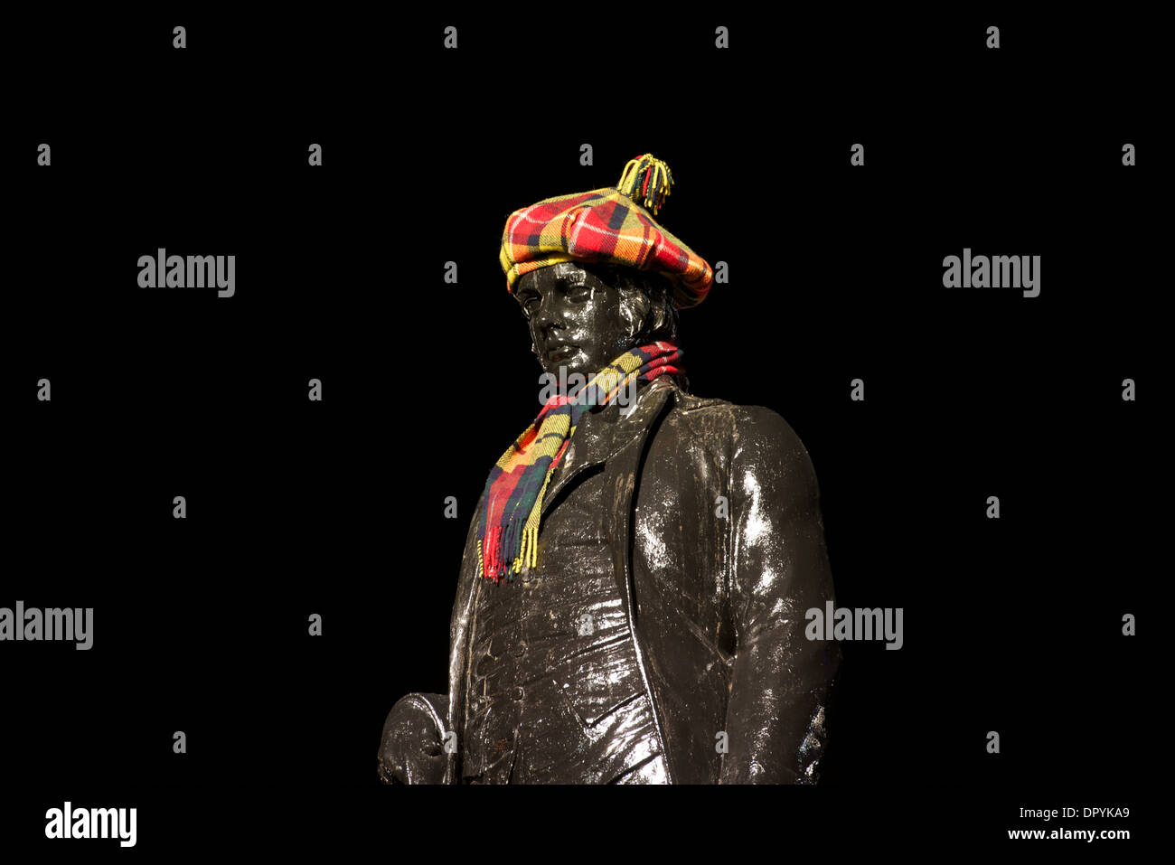 Robert Burns' Statue, Square, Glasgow Stock Photo Alamy