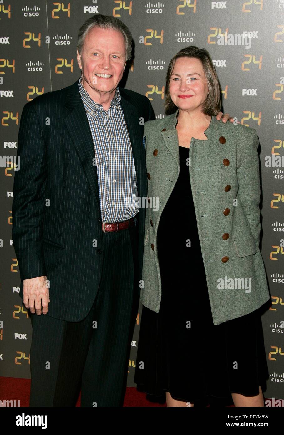 Jan 6, 2009 - Los Angeles, California, USA - Actor JON VOIGHT & Actress CHERRY JONES at the '24'  150th Episode & Season 7 Premiere Party held at XIV. (Credit Image: Â© Lisa O'Connor/ZUMA Press) Stock Photo