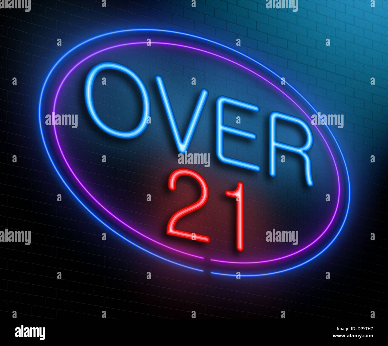 Adults only neon sign hi-res stock photography and images - Alamy