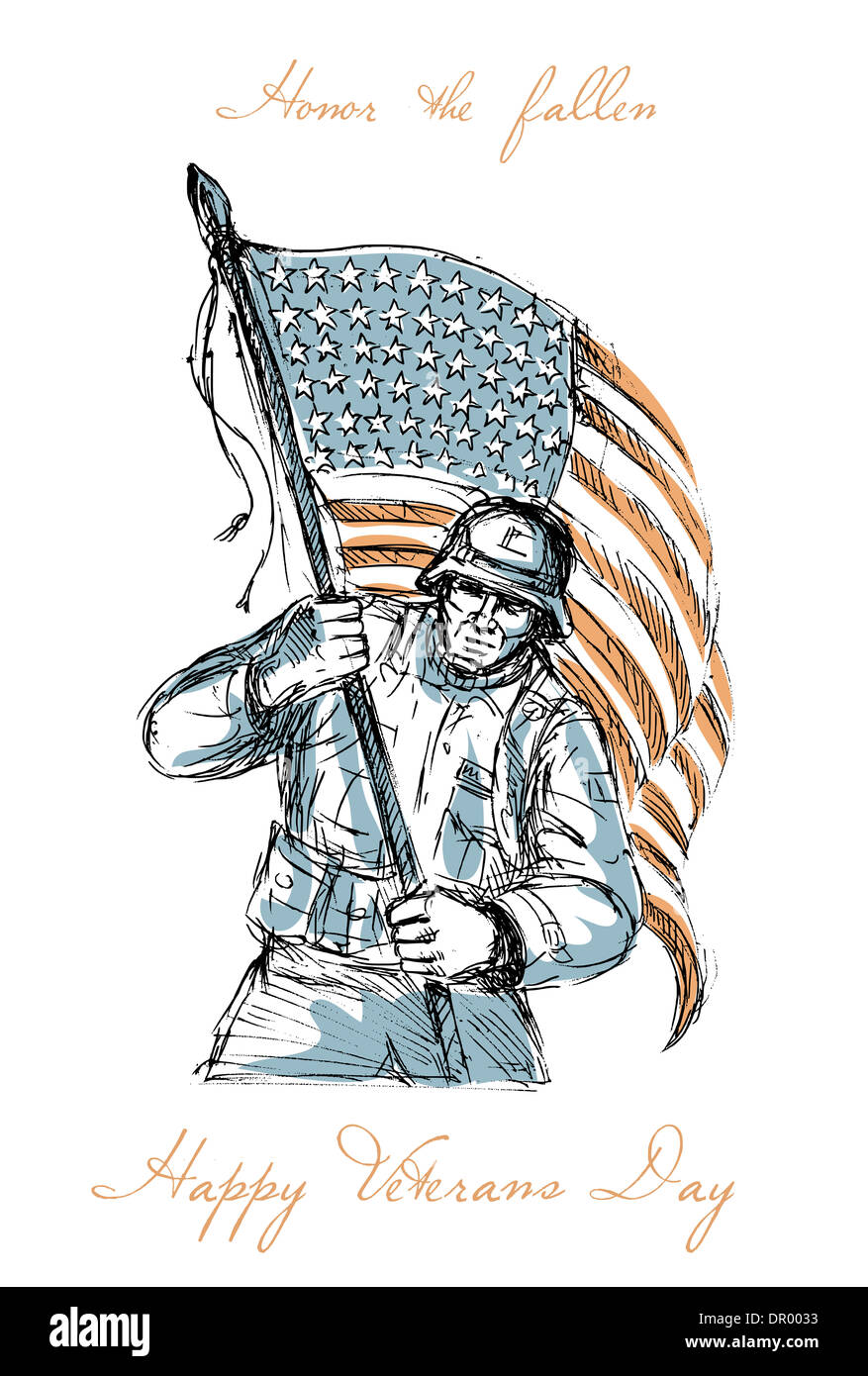 veterans day sketches